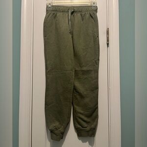 Cat & Jack Boys Fleece Pull Up Joggers Size M (8) Green